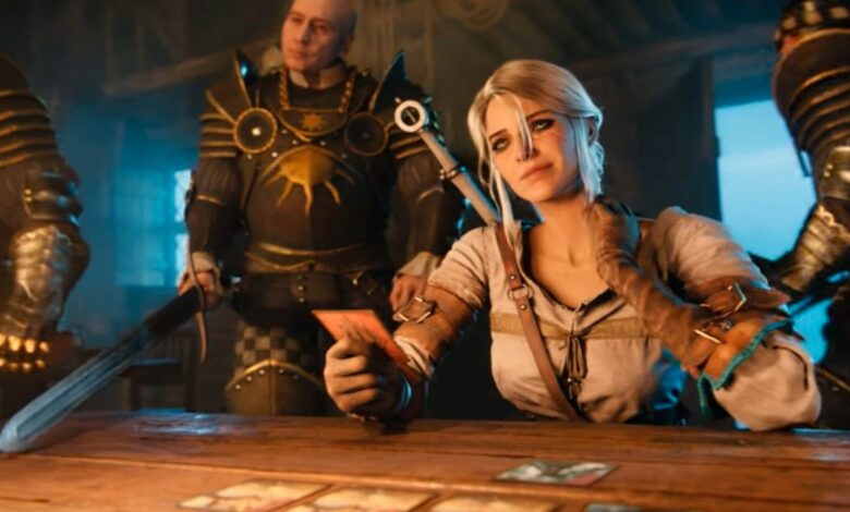 Se anuncia el nuevo juego de cartas Witcher Gwent, que se lanzará en 2022