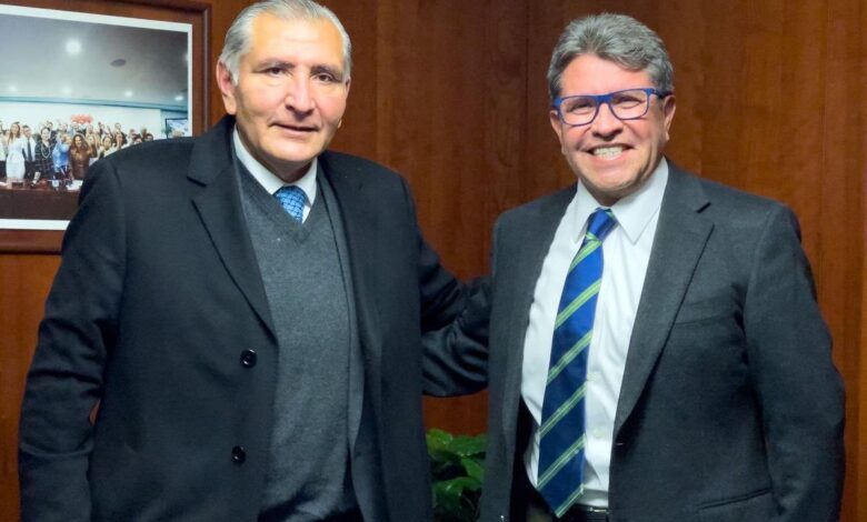 Se reúnen Ricardo Monreal y Adán Augusto para analizar agenda legislativa