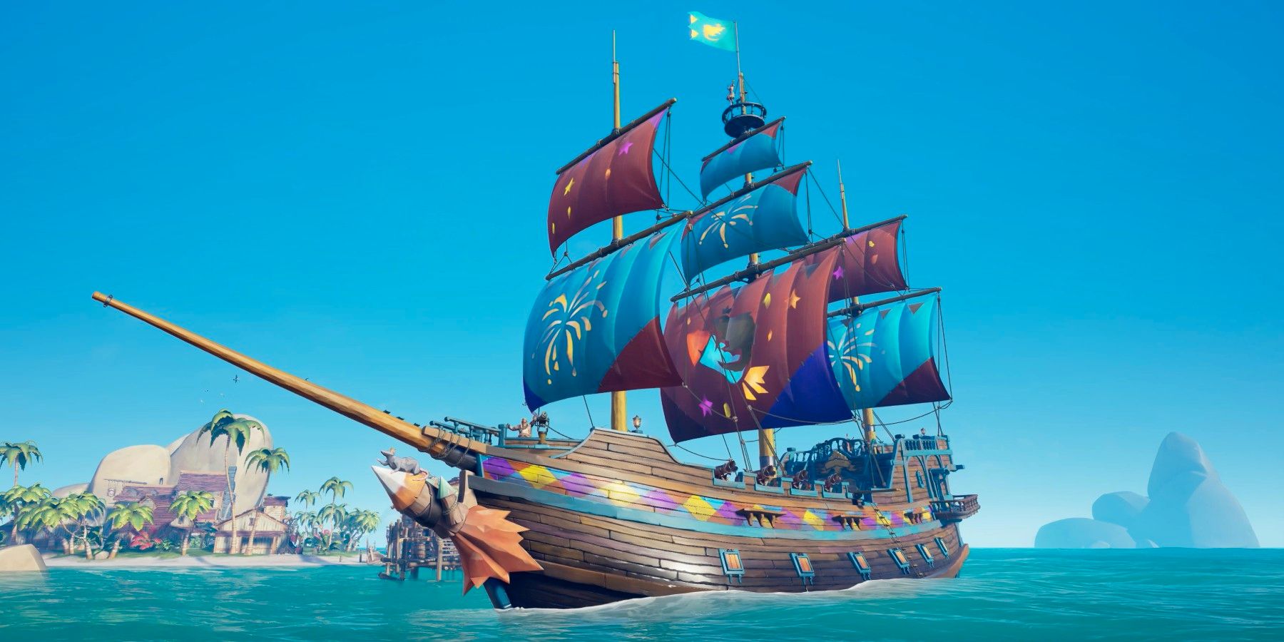 Sea of ​​Thieves: Cómo desbloquear los cosméticos del barco Party Boat