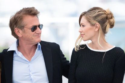 Sean Penn y Dylan Penn, el pasado 1 de julio posando ante los fotógrafos en el festival de Cannes.