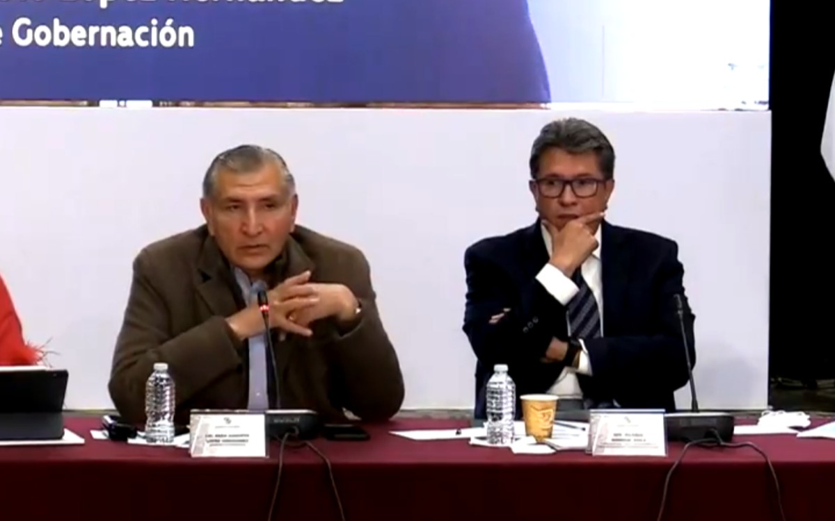 Secretario de Gobernación llama a la unidad entre senadores de Morena