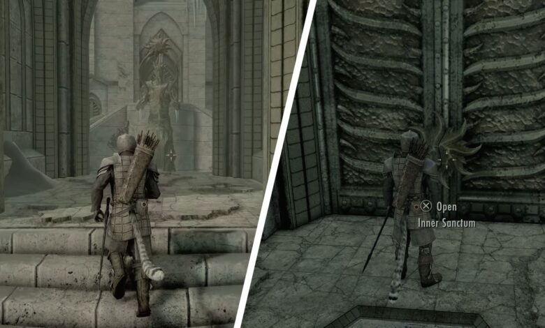 Skyrim: Cómo entrar en el santuario interior