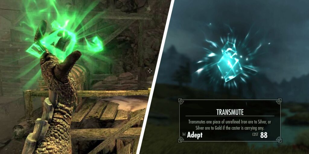 Skyrim: Cómo obtener el hechizo de transmutar