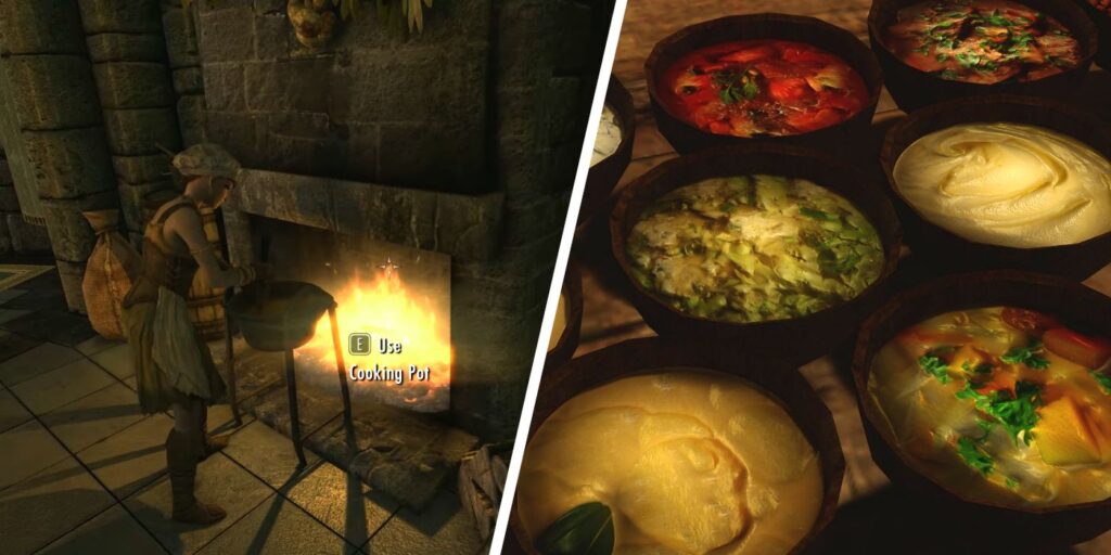 Skyrim: mejores recetas de comida cocinada (y sus usos)