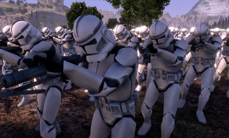 Star Wars: Mira a 10k Stormtroopers luchar contra 10k Clones en un fascinante video