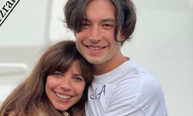 The Flash: Ezra Miller abraza a la actriz Nora Allen en una nueva imagen de BTS