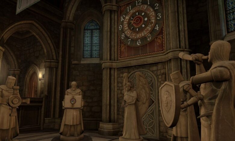 The Room VR: soluciones de rompecabezas de la iglesia