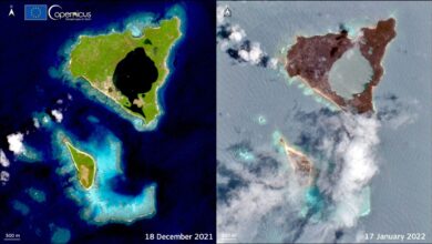 Tonga, en situación “catastrófica” tras la explosión del volcán submarino
