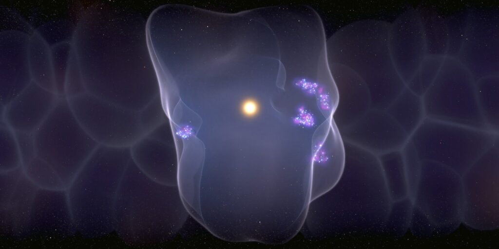 Un estudio dice que la Tierra está rodeada por una antigua burbuja productora de estrellas