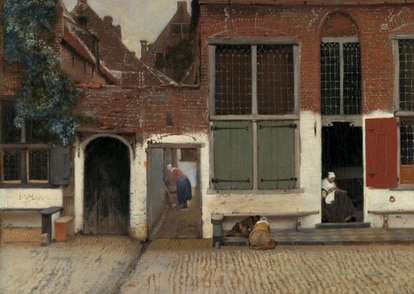 'La callejuela', de Johannes Vermeer, conservada en el Rijksmuseum, en Ámsterdam, Países Bajos.