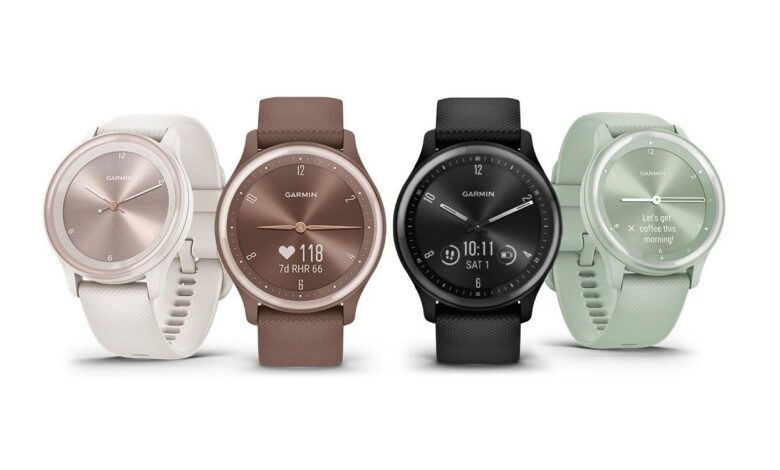 Vivomove Sport de Garmin es su reloj inteligente híbrido más asequible