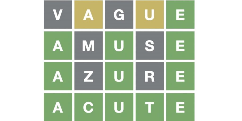 Wordle: lo que significan las cajas