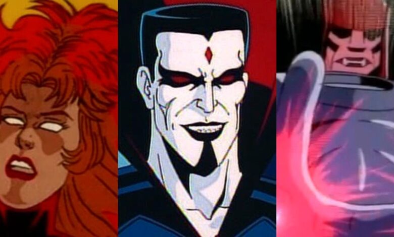 X-Men, la serie animada: el mejor villano de cada temporada