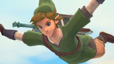 Zelda: Skyward Sword Player's Arrow intercepta a otro en el aire