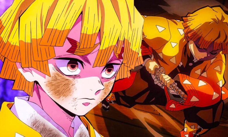 Zenitsu de Demon Slayer se convierte en un demonio en un nuevo y poderoso Fanart