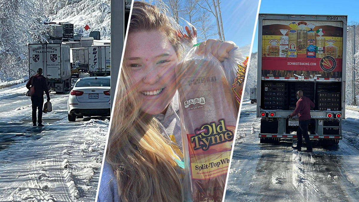 camión que transportaba pan fue la salvación de muchos