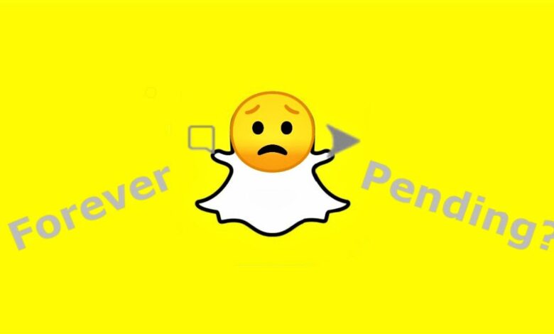 ¿Qué significa pendiente en Snapchat?