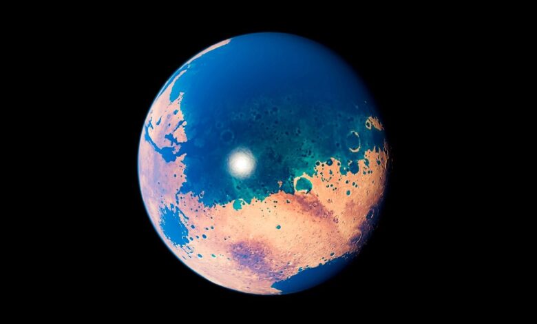 ¿Tenía Marte océanos, glaciares y temperaturas bajo cero hace 3 mil millones de años?