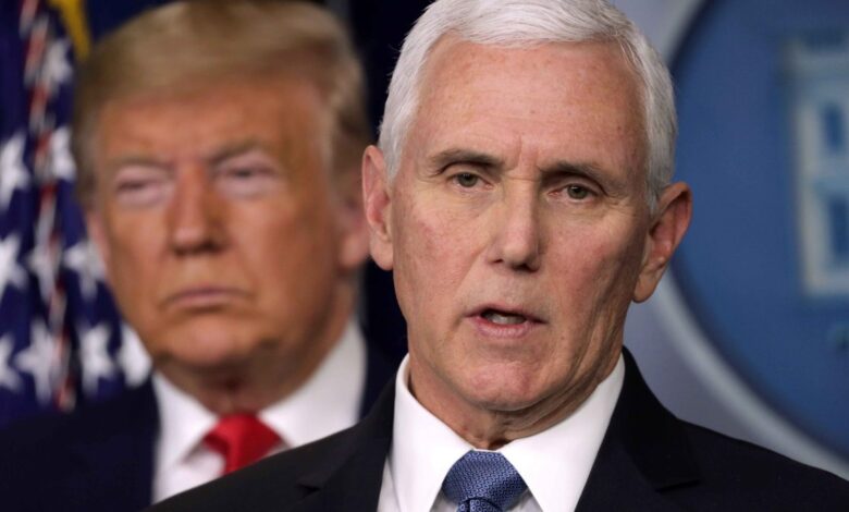 Pence dice que Trump “se equivoca” sobre su rol en las elecciones del 2020