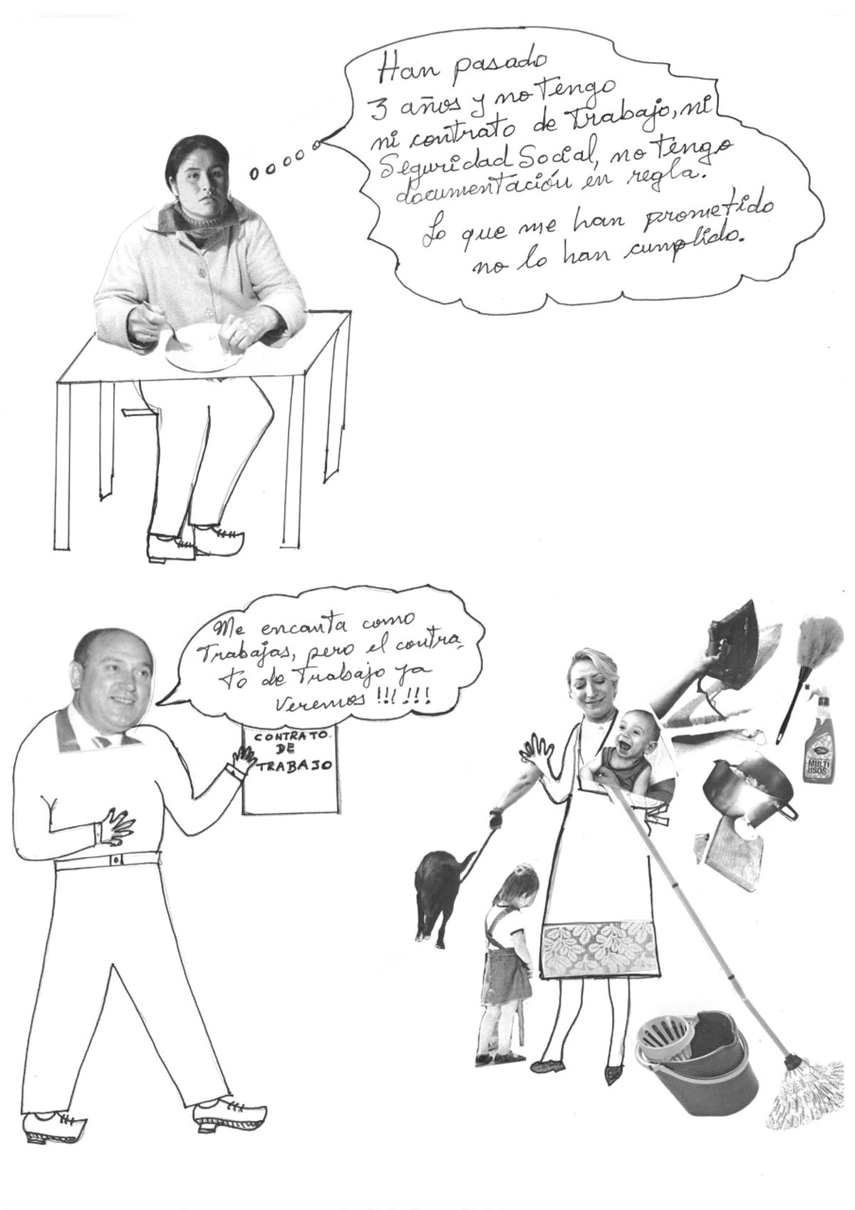 Las trabajadoras del hogar desvelan en el museo la hipocresía social: “Nos dicen que somos como de la familia”