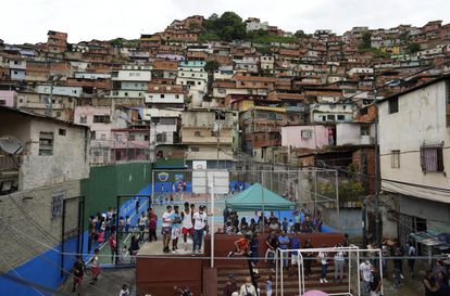Vista de la Cota 905, el barrio donde operaba El Koki en Caracas, en 2021.