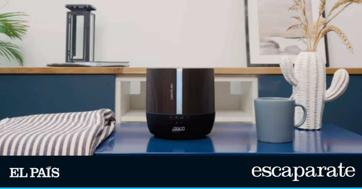 Este humidificador de Cecotec con función de aromaterapia es al mismo tiempo altavoz y despertador