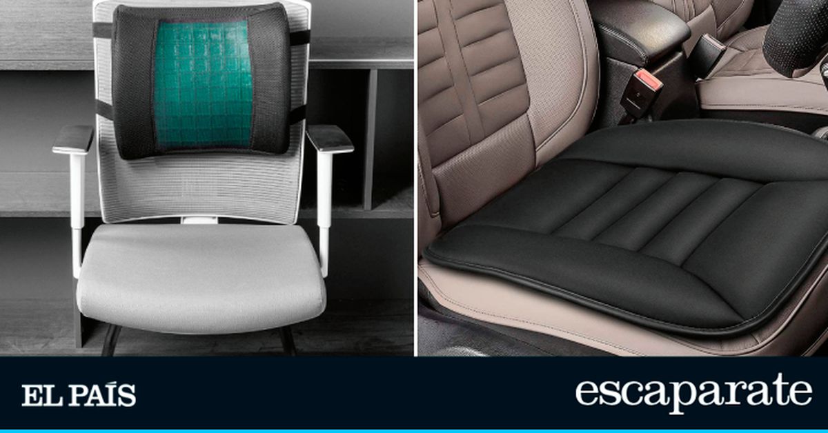 Diez cojines y respaldos lumbares para personas sedentarias, con dolencias o recién operadas