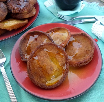 Tortillas, dulces tradicionales durante el carnaval en Gran Canaria.