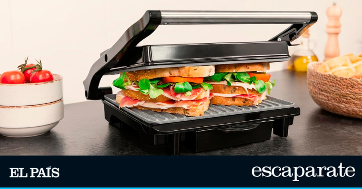 La parrilla eléctrica, con revestimiento de piedra y 1.500 vatios de potencia, ideal para asar, dorar y tostar a la barbacoa tus platos favoritos