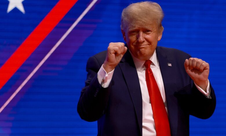 Trump sería el favorito de los republicanos para el 2024, según un sondeo informal