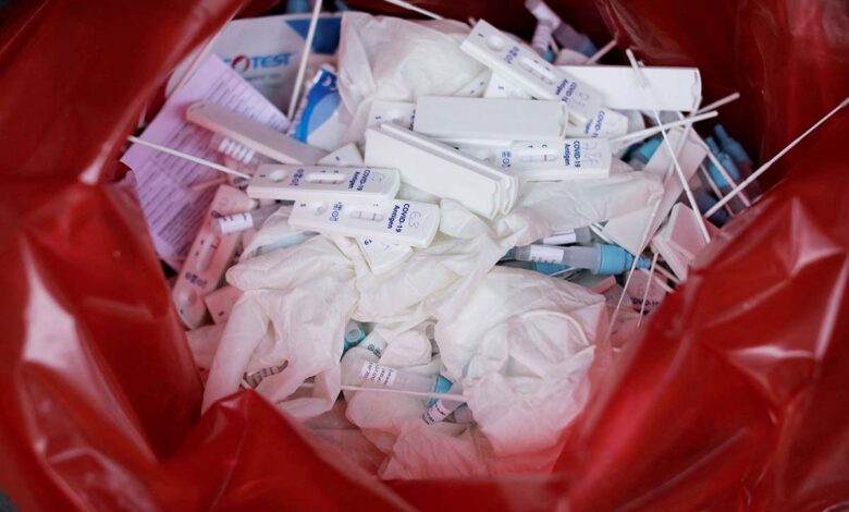 Advierte OMS sobre los riesgos de desechos médicos por la pandemia