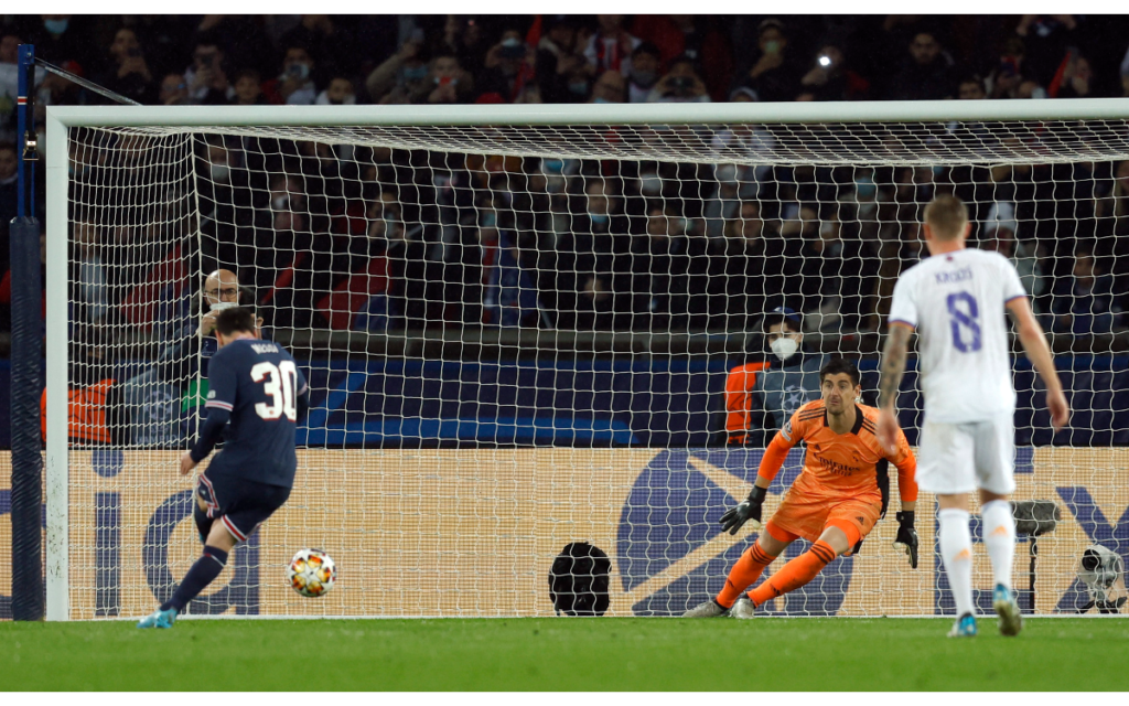 Alarga Courtois sequía goleadora de Messi ante Real Madrid | Video
