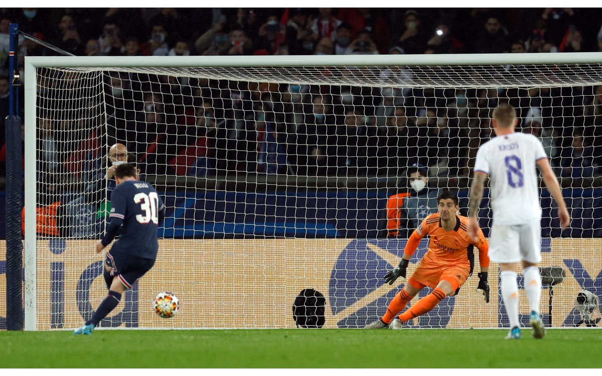 Alarga Courtois sequía goleadora de Messi ante Real Madrid | Video