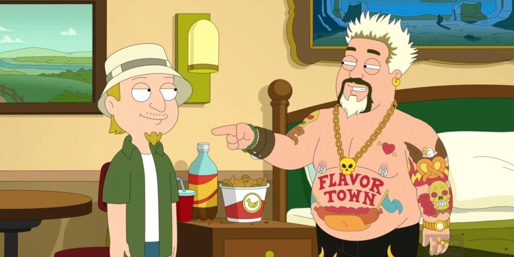 American Dad's "Flavortown" es un homenaje a Bizarre Guy Fieri