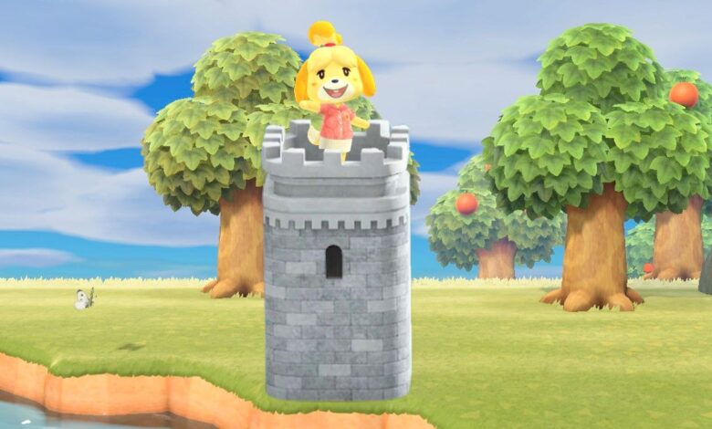Animal Crossing Castle Towers son exhibiciones perfectas para artículos preciosos