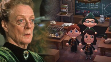 Animal Crossing Harry Potter Build presenta todas las aulas
