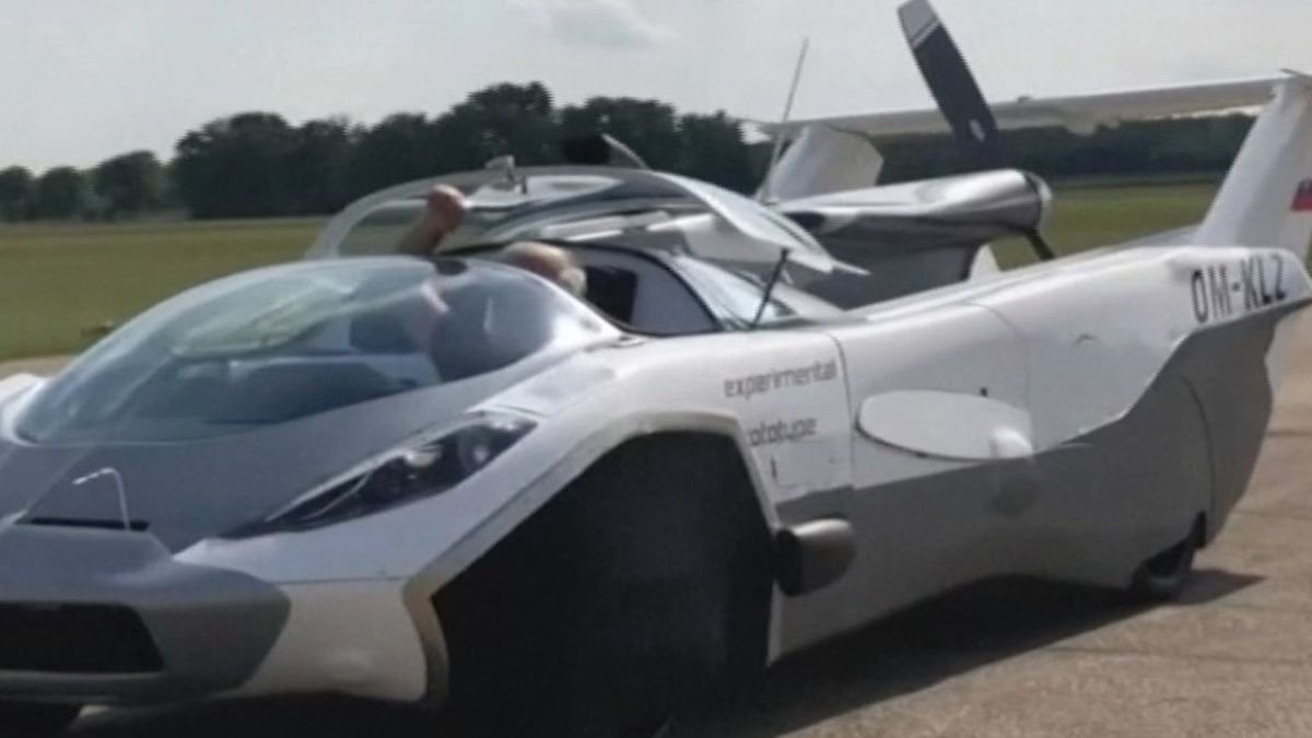 Así es el AirCar de KleinVision, el primer coche volador