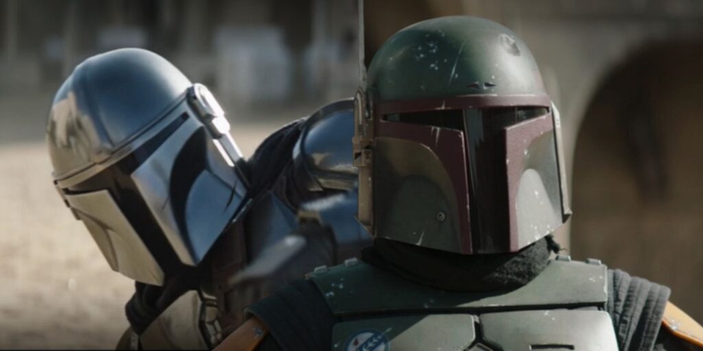 Boba Fett acusa a The Mandalorian de secuestrar su programa en un video de parodia