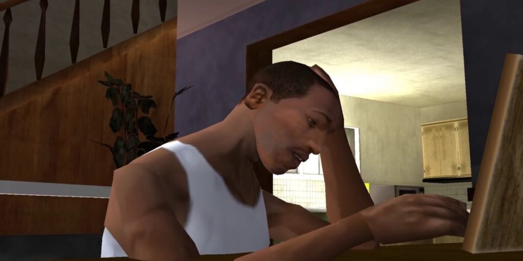 CJ de GTA San Andreas se venga de Big Smoke en Tekken 7 Mod