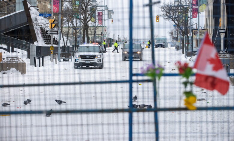 Canadá blinda el centro de Ottawa tras sofocar las protestas de los camioneros contra las medidas anticovid