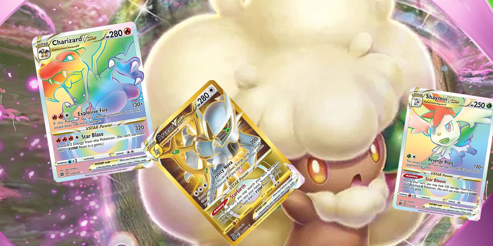 Cartas VSTAR de todas las estrellas brillantes de JCC Pokémon