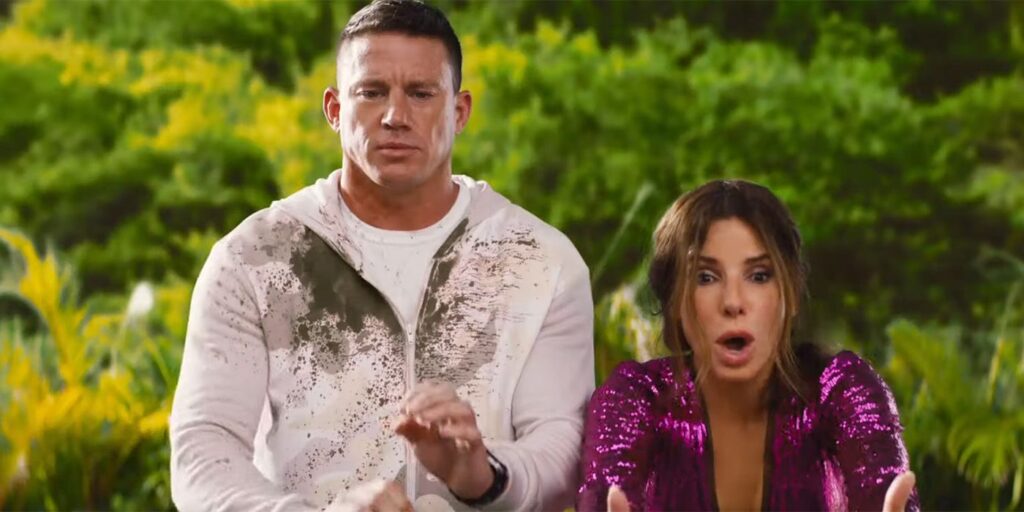 Channing Tatum Saves Sandra Bullock In Lost City Super Bowl Trailer