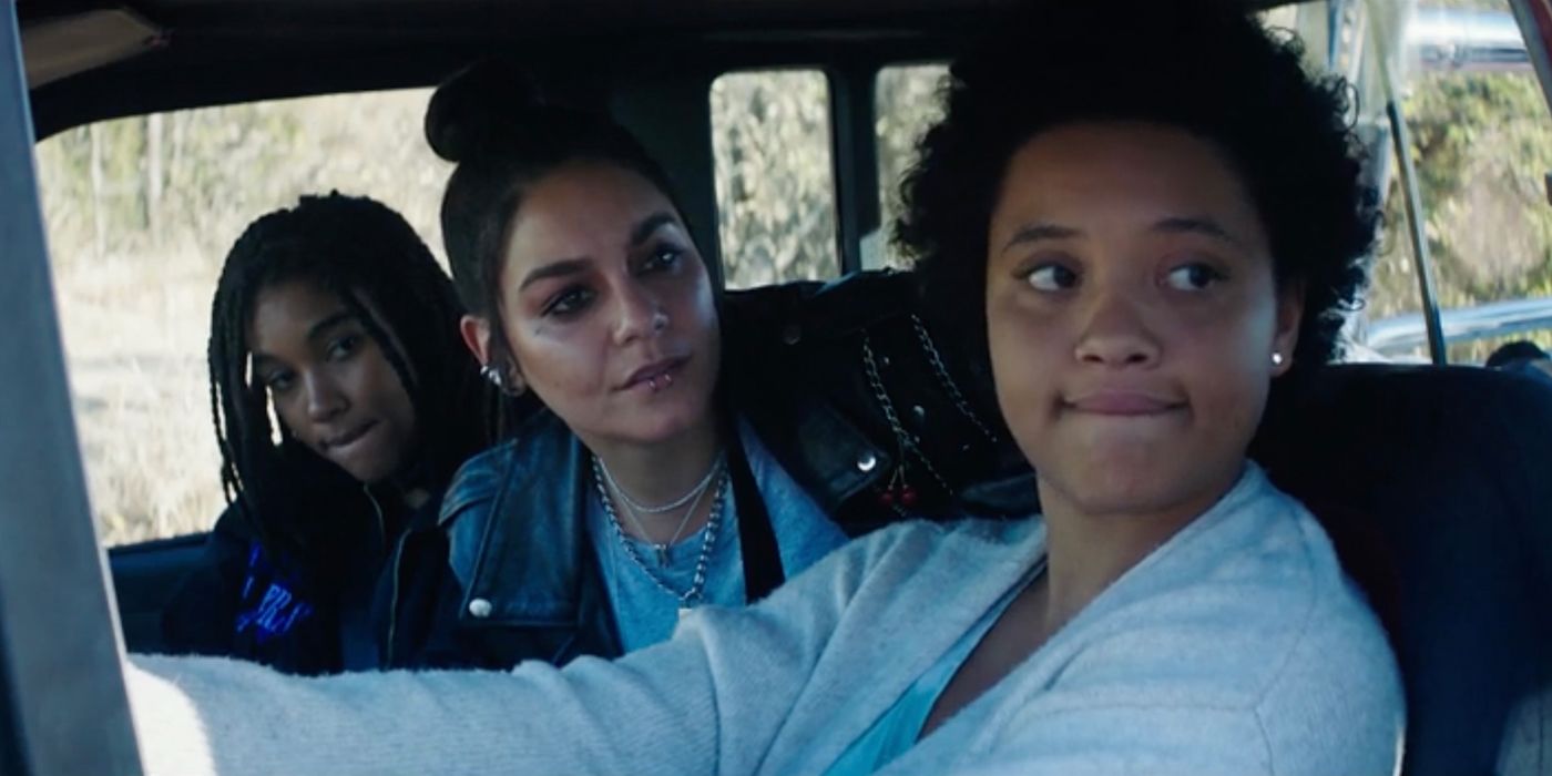 Clip de Asking for It: Vanessa Hudgens desactiva el tenso enfrentamiento policial [EXCLUSIVE]