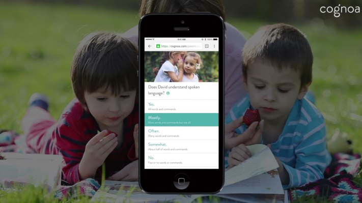 Cognoa’s AI platform for autism diagnosis gets first FDA stamp