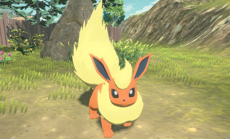Cómo atrapar (o evolucionar) a Flareon en Pokémon Legends: Arceus