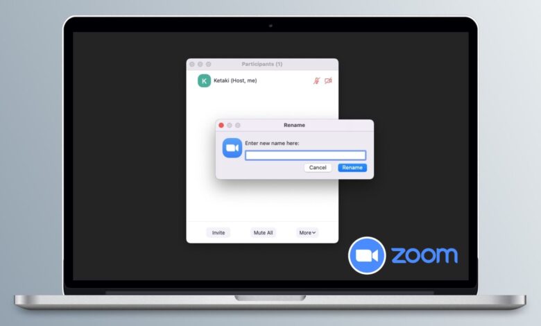 Cómo cambiar el nombre de usuario de Zoom antes y durante una reunión