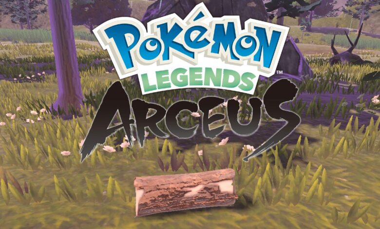 Cómo conseguir madera en Pokémon Legends: Arceus