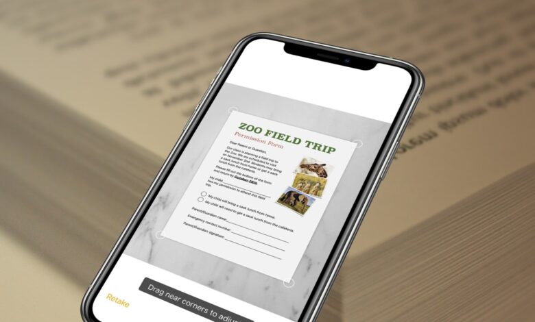 Cómo escanear documentos en un iPhone o iPad