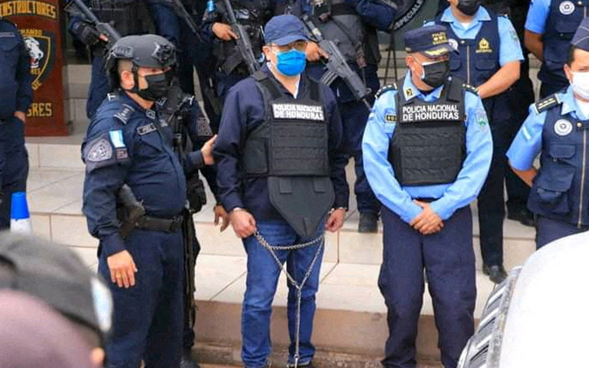 Denuncia esposa de Juan Orlando Hernández violación a los derechos durante el arresto