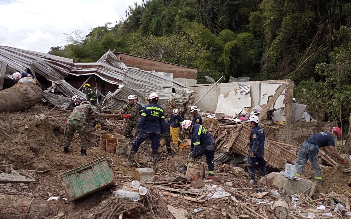 Deslave en Colombia: al menos 11 muertos y 35 heridos